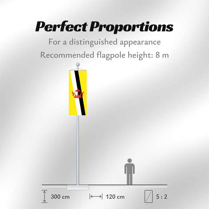 Flag Proportions: Brunei	Brunei Darussalam	Brunéi	علم بروناي	Bruneis	Brunein	브루나이의 국기	Bruney	Brunei / بنديرا بروني	ဘရူနိုင်းနိုင်ငံ၏ အလံတော်	Флаг Брунея	Bruneja	புரூணை கொடி	ธงชาติบรูไนดารุสซาลาม	Watawat Brunay	Cờ Brunei	​文莱国旗