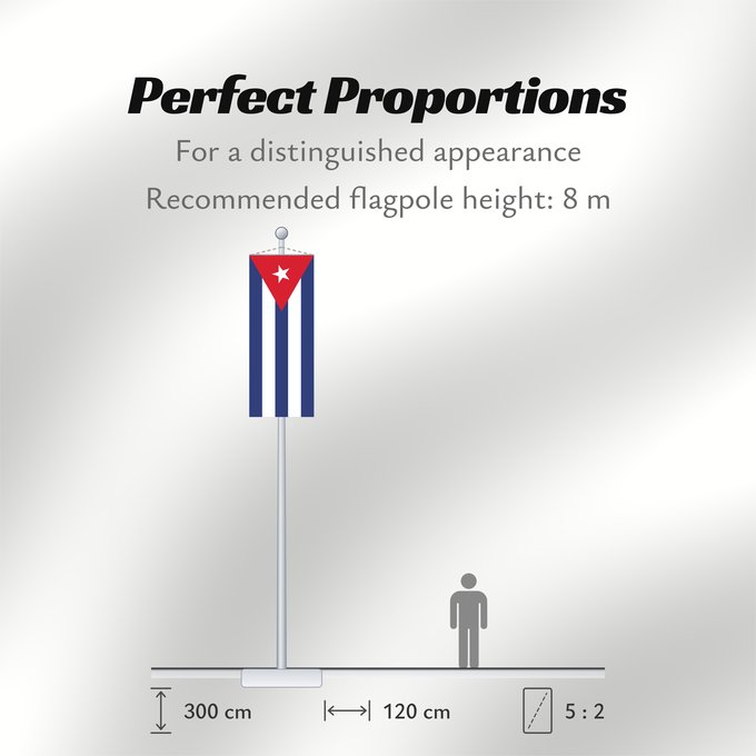 Flag Proportions: Cuba Kuba علم كوبا Banniel Cuba Kubo پرچم کوبا Kiba Флаг Кубы Kube Kubas Прапор Куби Quốc kỳ Cuba 古巴国旗