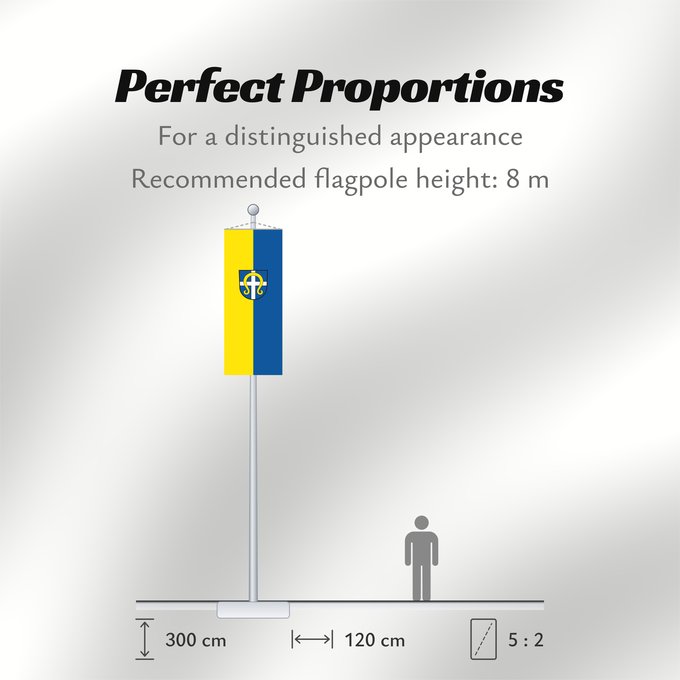 Flag Proportions: Korntal-Münchingen (Region Stuttgart)