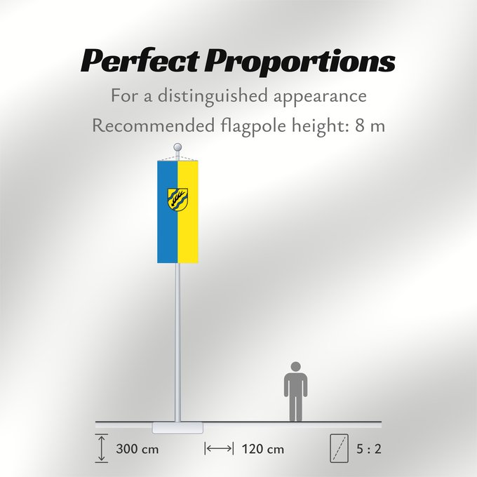 Flag Proportions: Rems-Murr-Kreis (Kreis)
