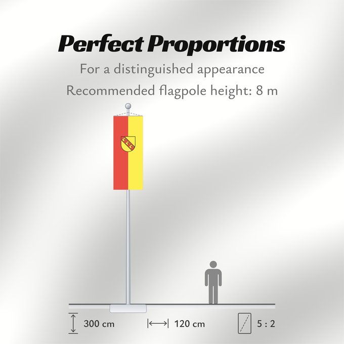 Flag Proportions: Oppenweiler (Region Stuttgart)