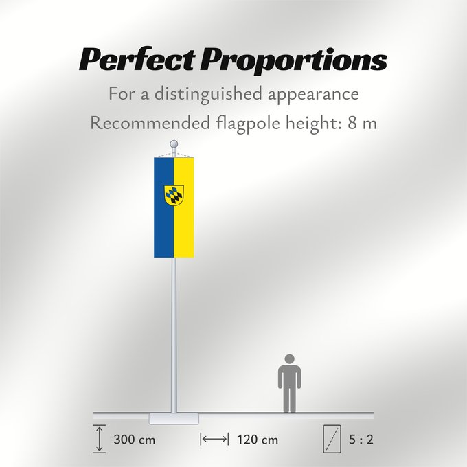 Flag Proportions: Kernen im Remstal (Region Stuttgart)