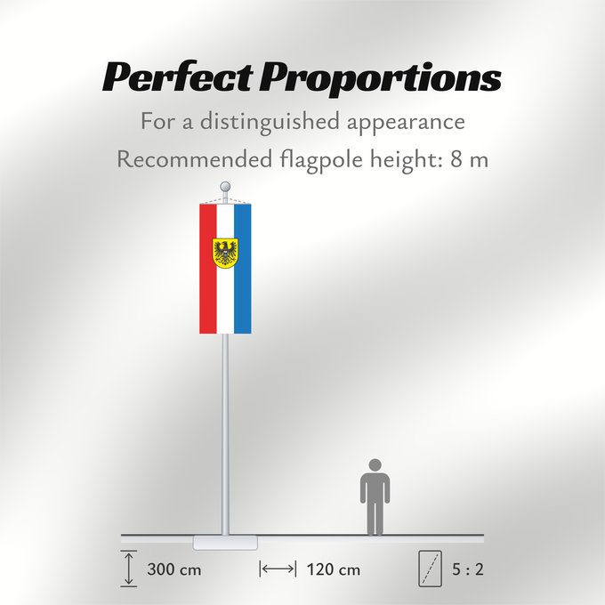 Flag Proportions: Heilbronn (Nördliches Baden-Württemberg)