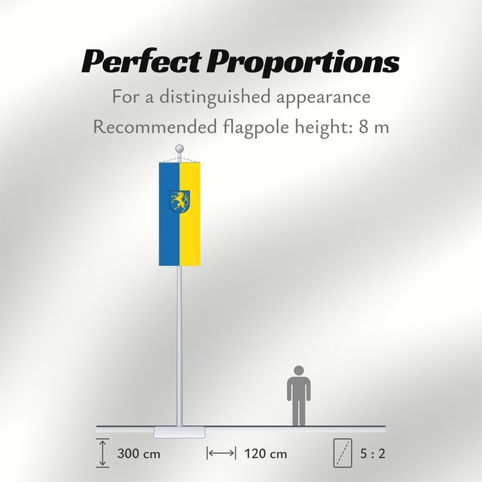 Flag Proportions: Giengen an der Brenz (Schwäbische Alb)