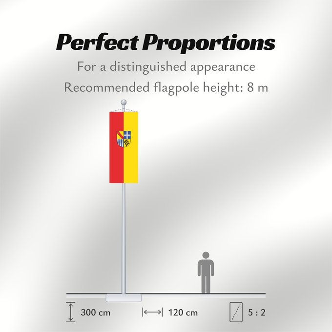 Flag Proportions: Karlsruhe (Kreis)