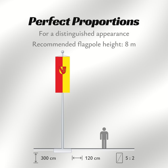Flag Proportions: Rastatt (Nördlicher Schwarzwald)