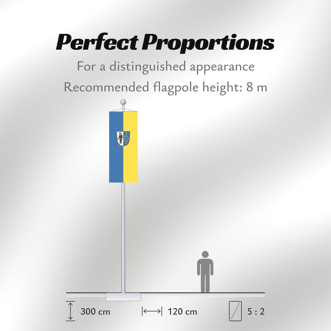 Flag Proportions: Ketsch (Nördliches Baden-Württemberg)