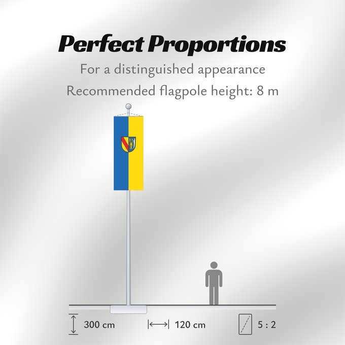 Flag Proportions: Vörstetten (Südlicher Schwarzwald)