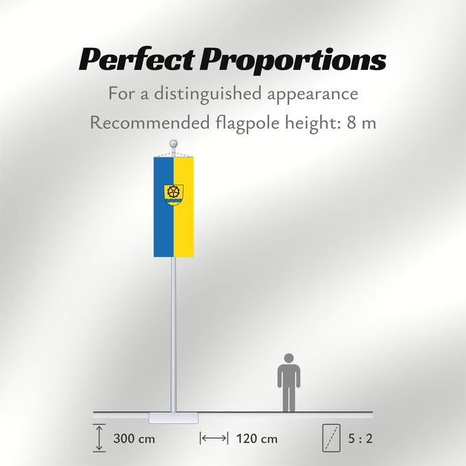 Flag Proportions: Wutöschingen (Südlicher Schwarzwald)