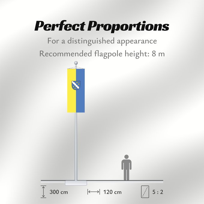Flag Proportions: Heroldstatt (Schwäbische Alb)