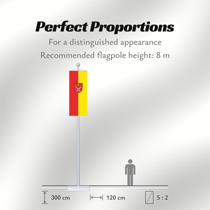 Flag Proportions: Alleshausen (Württembergisches Allgäu Oberschwaben)