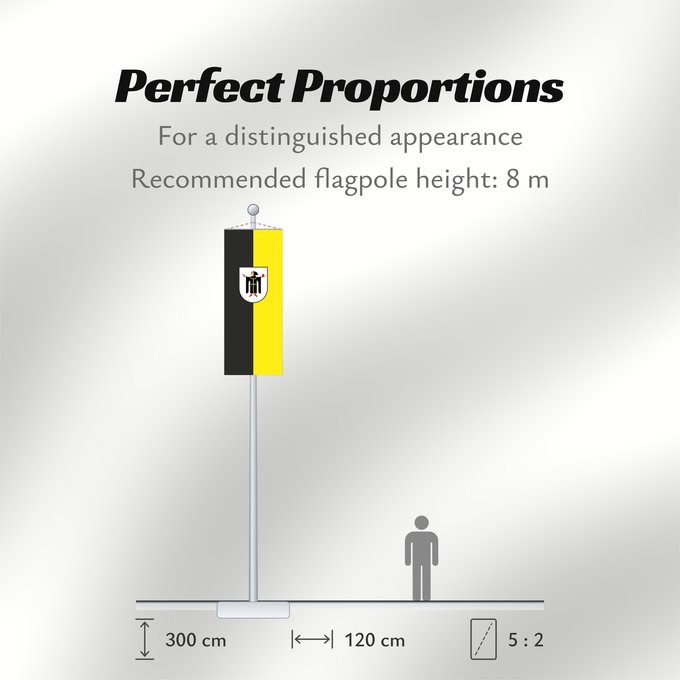 Flag Proportions: München, Landeshauptstadt (Landeshauptstadt München)