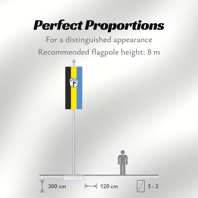 Flag Proportions: Marktl, M (Inn-Salzach)