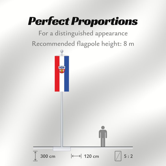 Flag Proportions: Saaldorf-Surheim (Berchtesgadener Land)