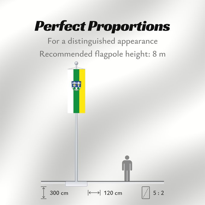 Flag Proportions: Hohenpolding (Münchener Umland)