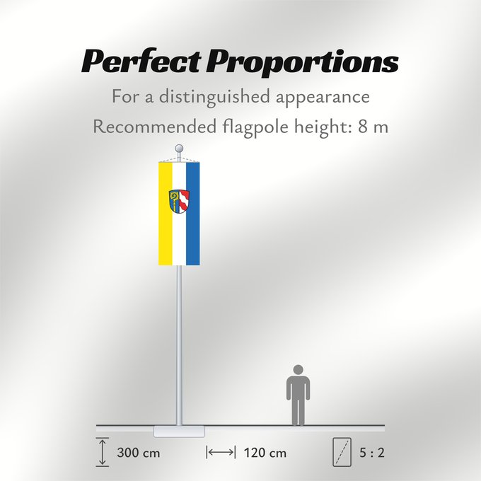 Flag Proportions: Eching am Ammersee (Ammersee-Lech)