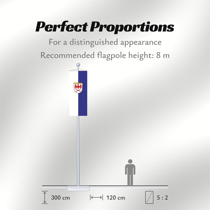 Flag Proportions: Hausham (Alpenregion Tegernsee-Schliersee)