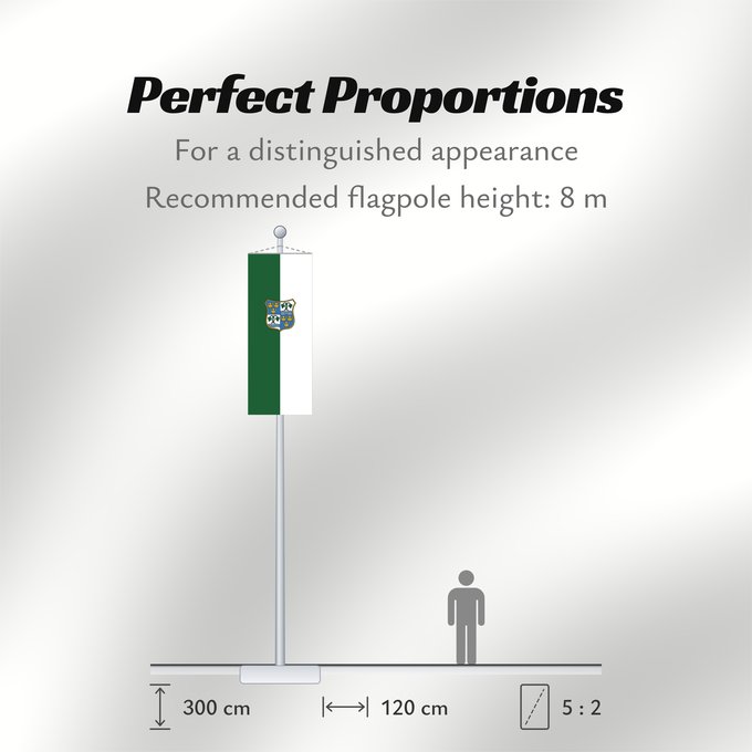 Flag Proportions: Tegernsee, St (Alpenregion Tegernsee-Schliersee)