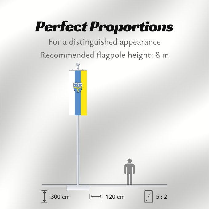 Flag Proportions: Neubiberg (Münchener Umland)