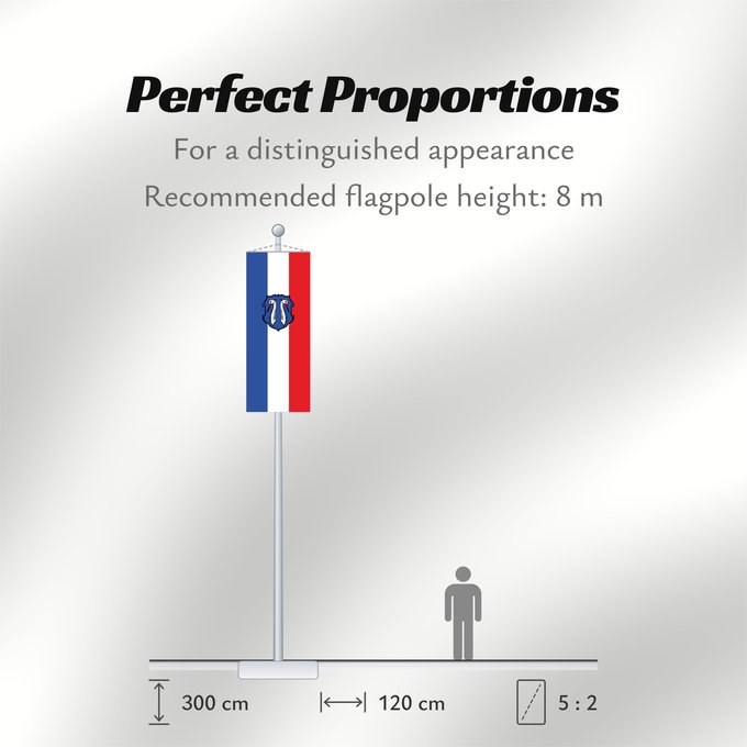 Flag Proportions: Reichertshofen, M (Oberbayerns Städte)