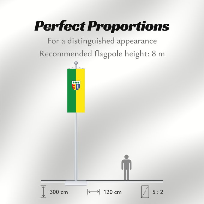 Flag Proportions: Schechen (Chiemsee-Alpenland)