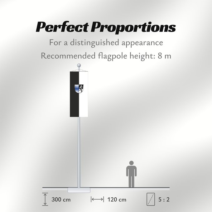 Flag Proportions: Pfaffing (Chiemsee-Alpenland)