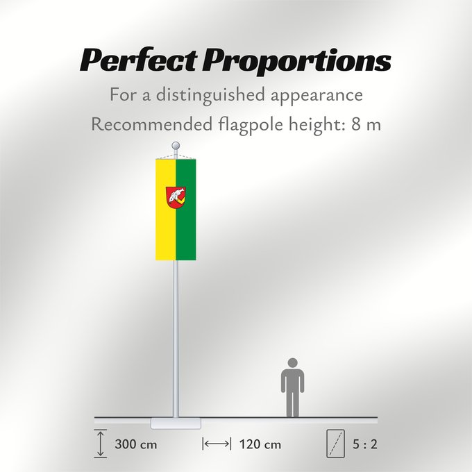 Flag Proportions: Schonstett (Chiemsee-Alpenland)