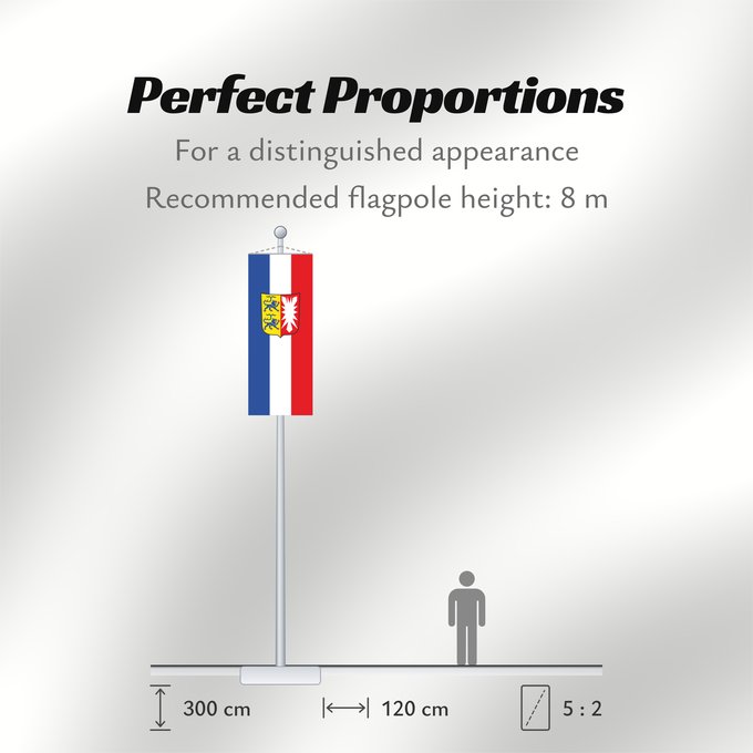Flag Proportions: Schleswig-Holstein