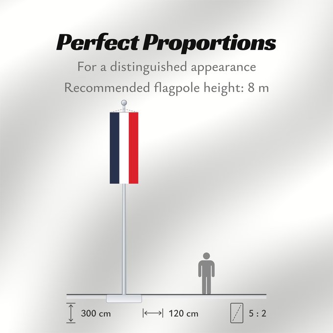 Flag Proportions: France Francia Frankreich France in #002654, #FFFFFF, #CE1126