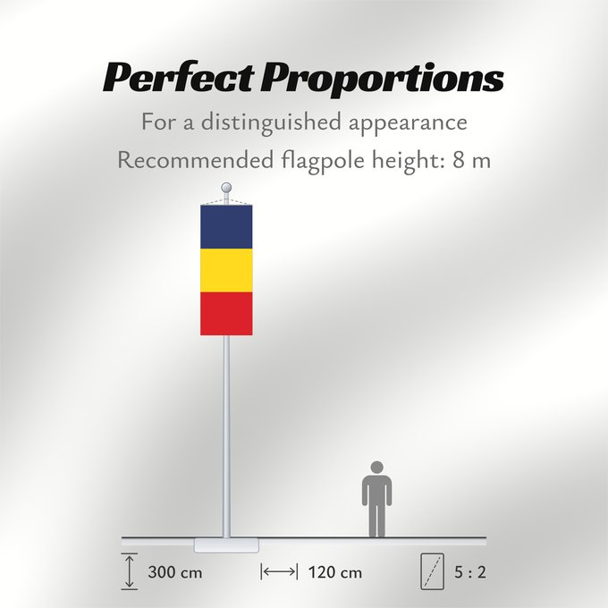 Flag Proportions: Romania Romania from 1867 until 1947 and since 1989 Roumanie Rumania Rumäniens Roemenië Roménia Rumunii Сцяг Румыніі Сьцяг Румыніі Знаме на Румъния Banniel Roumania Rumunská vlajka ꙁна́мѧ Роумꙑні́ꙗ Rwmania Rumæniens Σημαία της Ρουμανίας Rumeenia lipp Roma