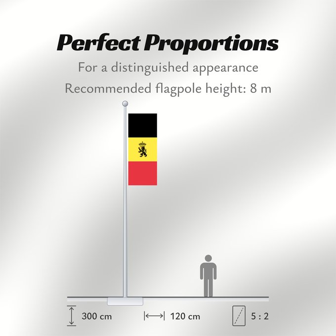 Flag Proportions: Belgium  civil	Belgium	Belgique	Bélgica	Belgien	Belgio