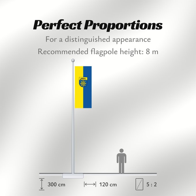 Flag Proportions: Unterensingen (Region Stuttgart)