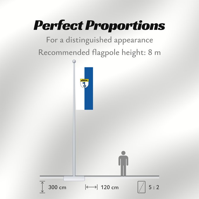 Flag Proportions: Weilheim an der Teck (Region Stuttgart)