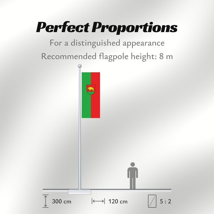 Flag Proportions: Ebersbach an der Fils (Region Stuttgart)