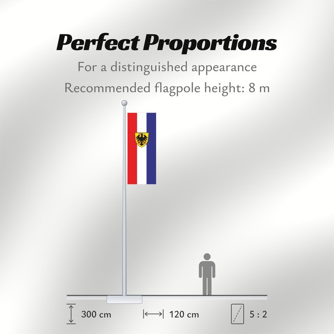 Flag Proportions: Bad Wimpfen (Nördliches Baden-Württemberg)