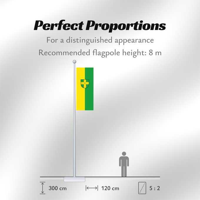 Flag Proportions: Allmannsweiler (Württembergisches Allgäu Oberschwaben)