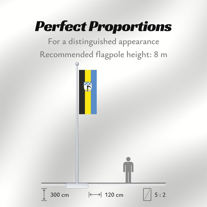 Flag Proportions: Marktl, M (Inn-Salzach)