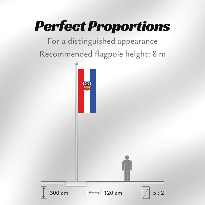 Flag Proportions: Saaldorf-Surheim (Berchtesgadener Land)