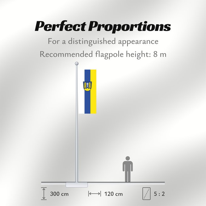 Flag Proportions: Forstinning (Ebersberger Grünes Land)