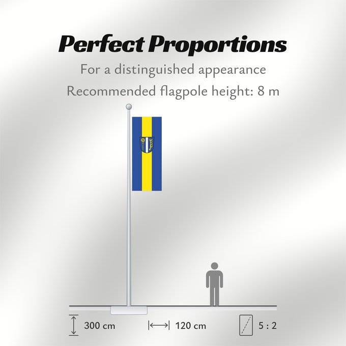 Flag Proportions: Brunnthal (Münchener Umland)