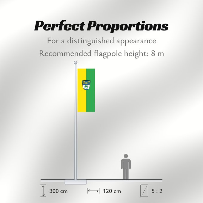 Flag Proportions: Unterhaching (Münchener Umland)