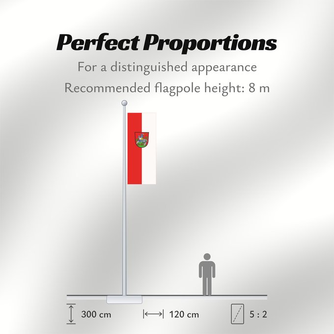 Flag Proportions: Bad Aibling, St (Chiemsee-Alpenland)