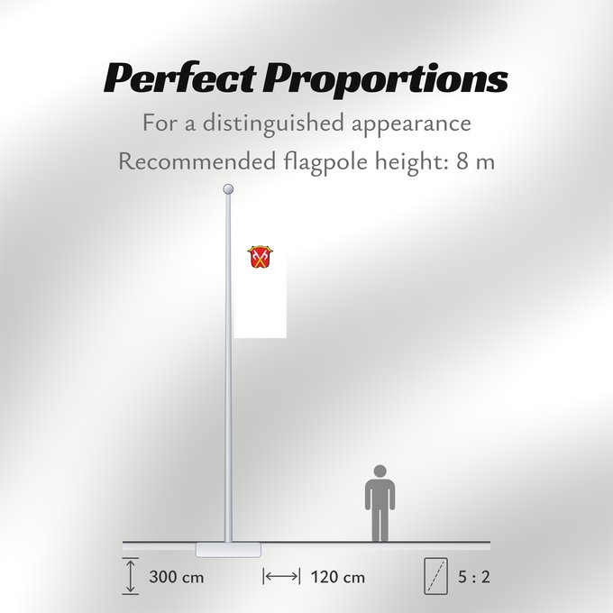 Flag Proportions: Neubeuern, M (Chiemsee-Alpenland)