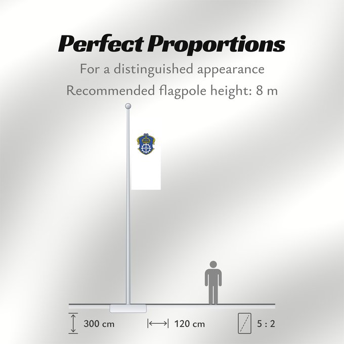 Flag Proportions: Gauting (Starnberger Fünf-Seen-Land)