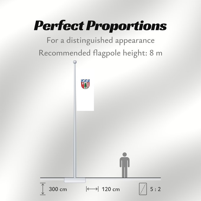Flag Proportions: Regen (Kreis)