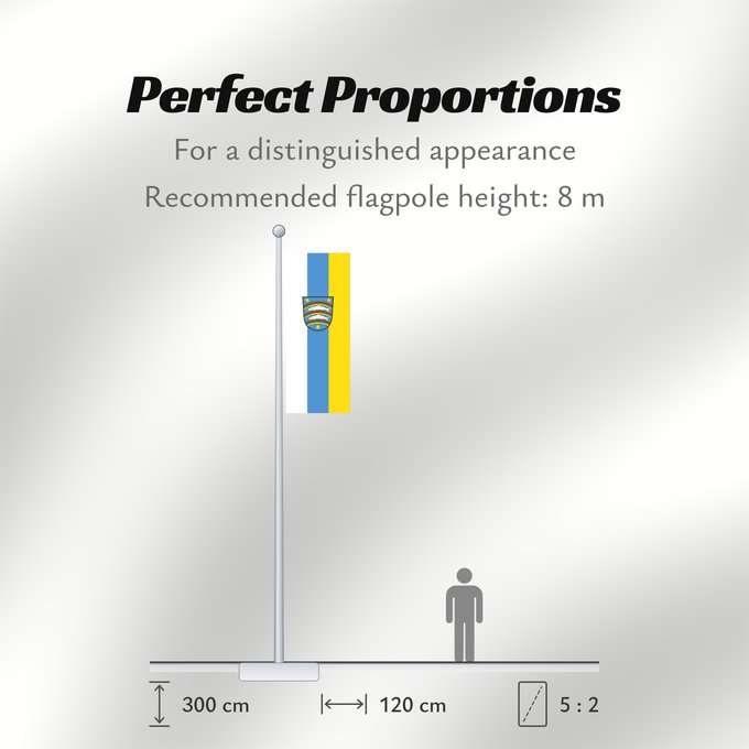 Flag Proportions: Pfreimd, St (Oberpfälzer Wald)