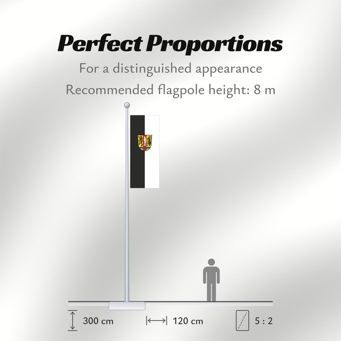 Flag Proportions: Eckental, M (Frankenalb)