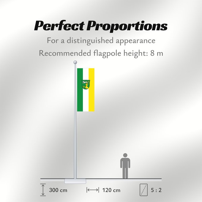 Flag Proportions: Cadolzburg, M (Romantisches Franken - vom Rangau zur Romantischen Straße)