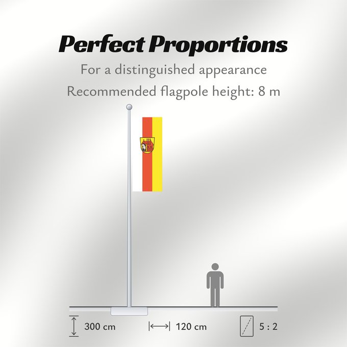 Flag Proportions: Roßtal, M (Romantisches Franken - vom Rangau zur Romantischen Straße)