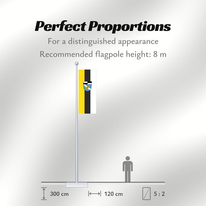 Flag Proportions: Tuchenbach (Romantisches Franken - vom Rangau zur Romantischen Straße)